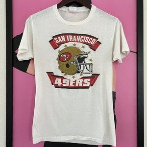 Vintage 70s Single Stitch San Francisco 49ers T Shirt Size L Single Stitch